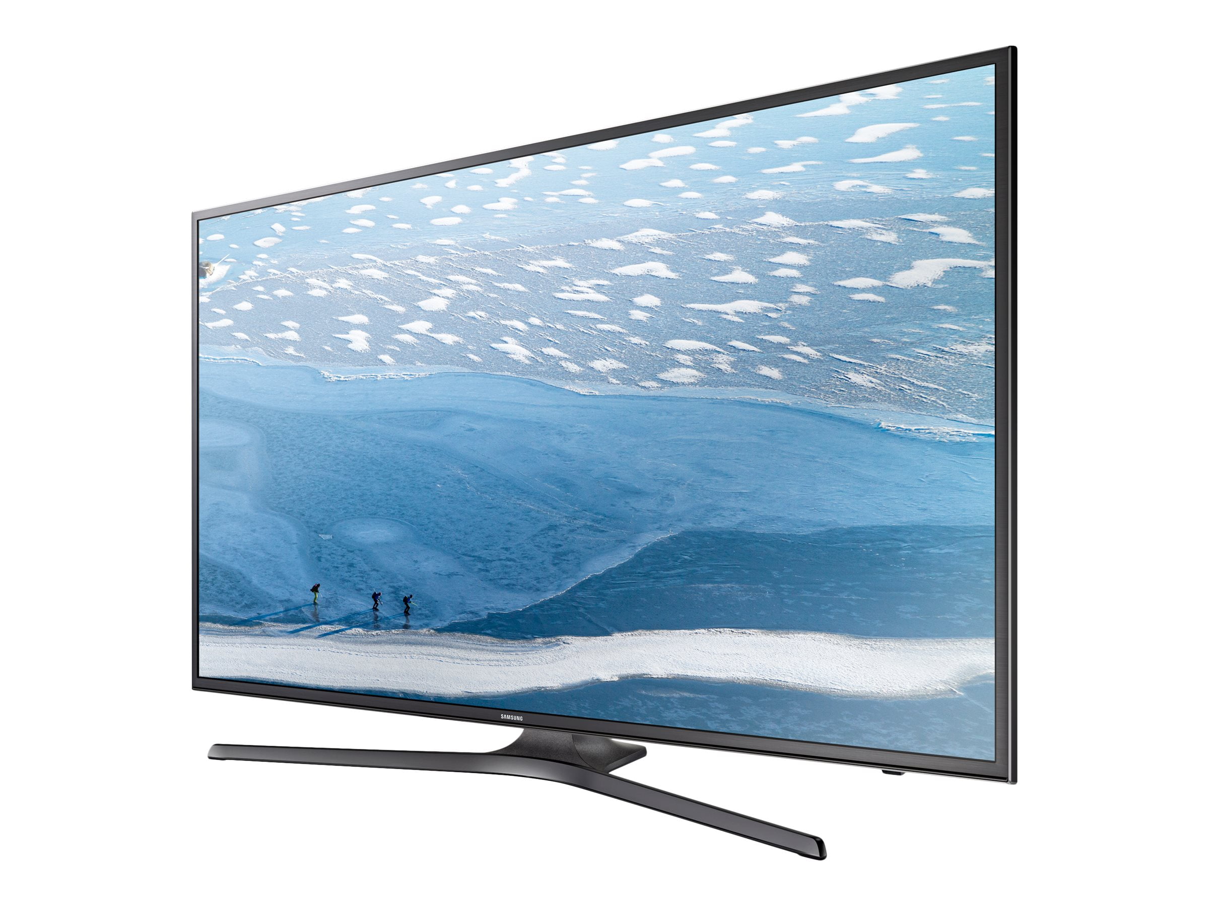 Samsung UN60KU6300F - 60" Diagonal Class 6 Series LED-backlit LCD TV - Smart TV - 4K UHD (2160p) 3840 x 2160 - HDR - direct-lit LED - dark titan - used