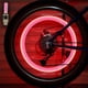 thumbnail image 2 of Luz para rueda de motocicleta, lámpara con tapa de vástago de válvula de neumático, decoración de conducción nocturna, Universal, para coche, bicicleta, color rojo, 2 uds., 2 of 3