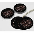 thumbnail image 4 of Inkdotpot Real Rose Gold Foil Merry Christmas & Happy New Year Text Tags Favor Hang Paper Tags 100 Pieces, 4 of 7