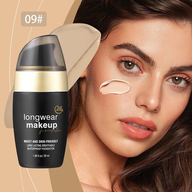 Xihbxyly Base de Maquillaje Hidratante Líquida para Unificar El Tono de Piel, Fórmula de Cobertura Duradera, Corrector Hidratante para Pieles Brillantes, Uso Diario para Todo Tipo de Piel, Ideal para