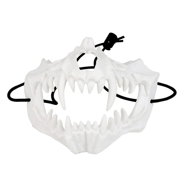Pièce Décorative de Cosplay Horrible en Résine Demi-Longueur pour Halloween Japonais
