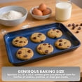 thumbnail image 3 of Emeril Lagasse Large Stoneware Baking Sheet – Non Stick Stoneware Cookie Sheet & Baking Tray, Oven Safe Baking Trays for Oven, Ceramic Sheet Pan, 15.75", 3 of 5