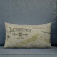 thumbnail image 2 of Coussin Premium Vintage Lexington Map, 2 of 9