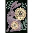 thumbnail image 3 of St. Amant, Yvette 17x24 Black Modern Framed Museum Art Print Titled - Nordic Folk Bunny, 3 of 5