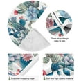 thumbnail image 2 of FMSHPON Watercolor Cactus Pattern Xmas Christmas Tree Skirt Stand Mat for Holiday Party Decoration Indoor Outdoor 48 inches, 2 of 6