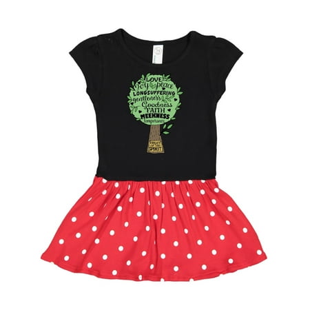 

Inktastic Fruit of the Spirit Bible Quote Gift Toddler Girl Dress