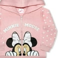 thumbnail image 2 of Disney Toddler Girl Minnie Mouse Zip-Up Hoodie, Sizes 2T-4T, 2 of 3