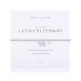 thumbnail image 1 of Katie Loxton A Little Lucky Elephant Silver Women s Stretch Adjustable Charm Bangle Bracelet, 1 of 6