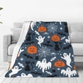 thumbnail image 1 of KLL Halloween Pattern Fleece Throw Blanket,Fleece Throw Blankets for Couch & Bed All Season Use-40"x30", 1 of 7