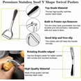 thumbnail image 3 of 2-Pack Kitchen Vegetable Peeler for Potatoes and More, 3 of 5