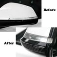 thumbnail image 7 of 2X Universal Carbon Fiber Car Rearview Mirror Trim Side Mirror Protector Guard, 7 of 7