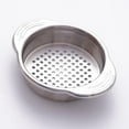 thumbnail image 5 of 2 Pcs Stainless Steel Strainer, Metal Sieve Can Drainer, Food Grade Dishwasher Safe Tuna Press Oil Drainer Filter Colander for Kitchen, 5 of 10