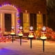 thumbnail image 4 of Luces solares de Papá Noel para jardín | Decoraciones de resina para exteriores con estacas | Estatua impermeable pintada a mano para patio y jardín, 4 of 5