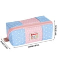 thumbnail image 3 of Pencil Case with Star Pattern, Colorful Contrast Design, Multi-Layer Storage, Waterproof Fabric, 20x9x9 cm Portable Pencil Pouch for Kids and Students, 3 of 8