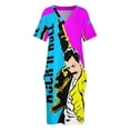 thumbnail image 4 of ROCK "N ROLL-vestido de noche holgado para mujer ropa elegante con bolsillos informal, 4 of 7