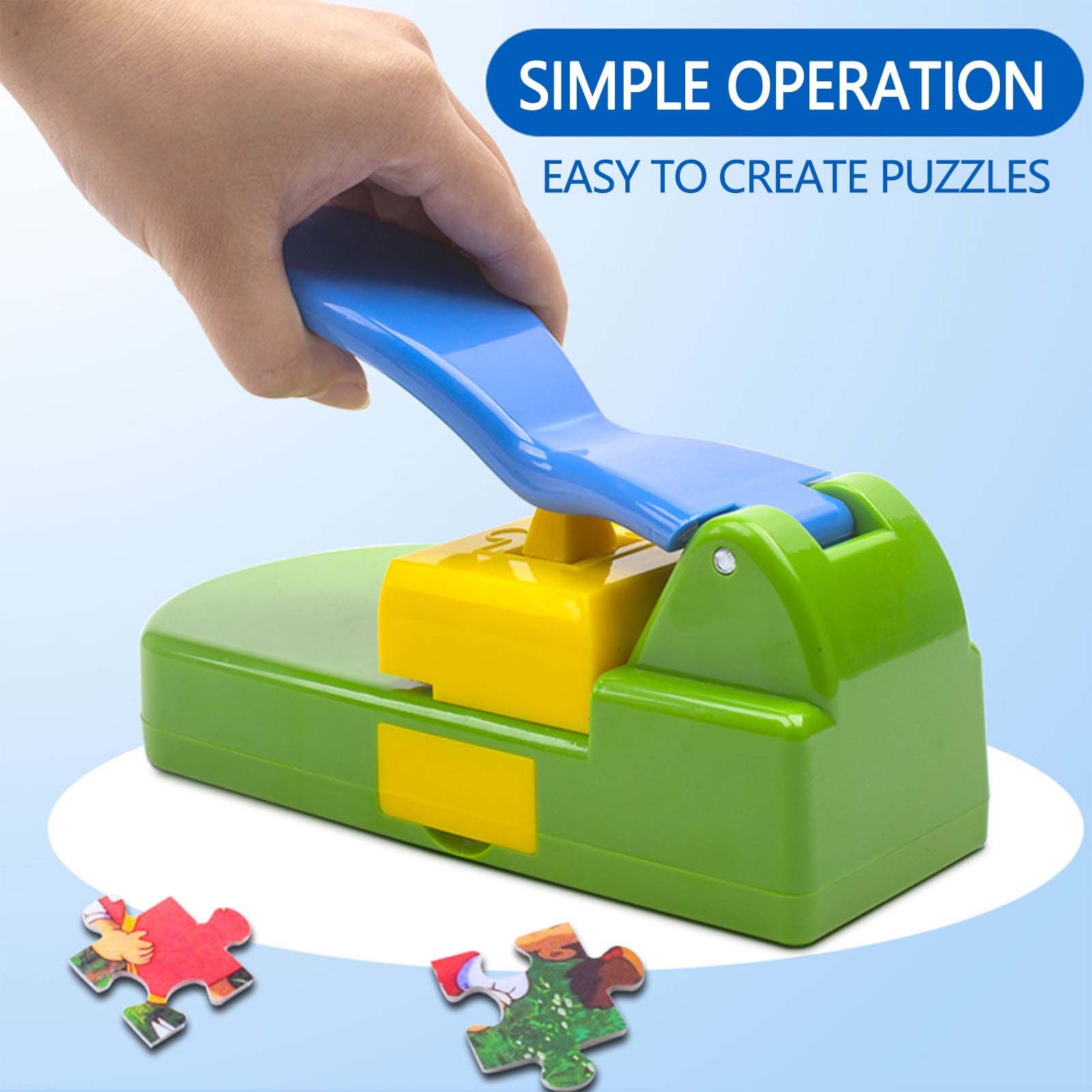 Fufafayo 2Pcs DIY Puzzle Maker Tool, Custom Photo Puzzle Punch, Handmade Puzzle Craft Kit forKidsAdults, Personalized Gift for Birthday Christmas Party