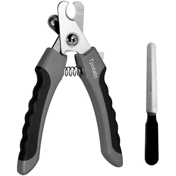 Dog Nail Clippers, Dog Nail Trimmer Large Breed with Quick Sensor,Safari Professional cat Nail Clipper with Safety Guard and Nail File.