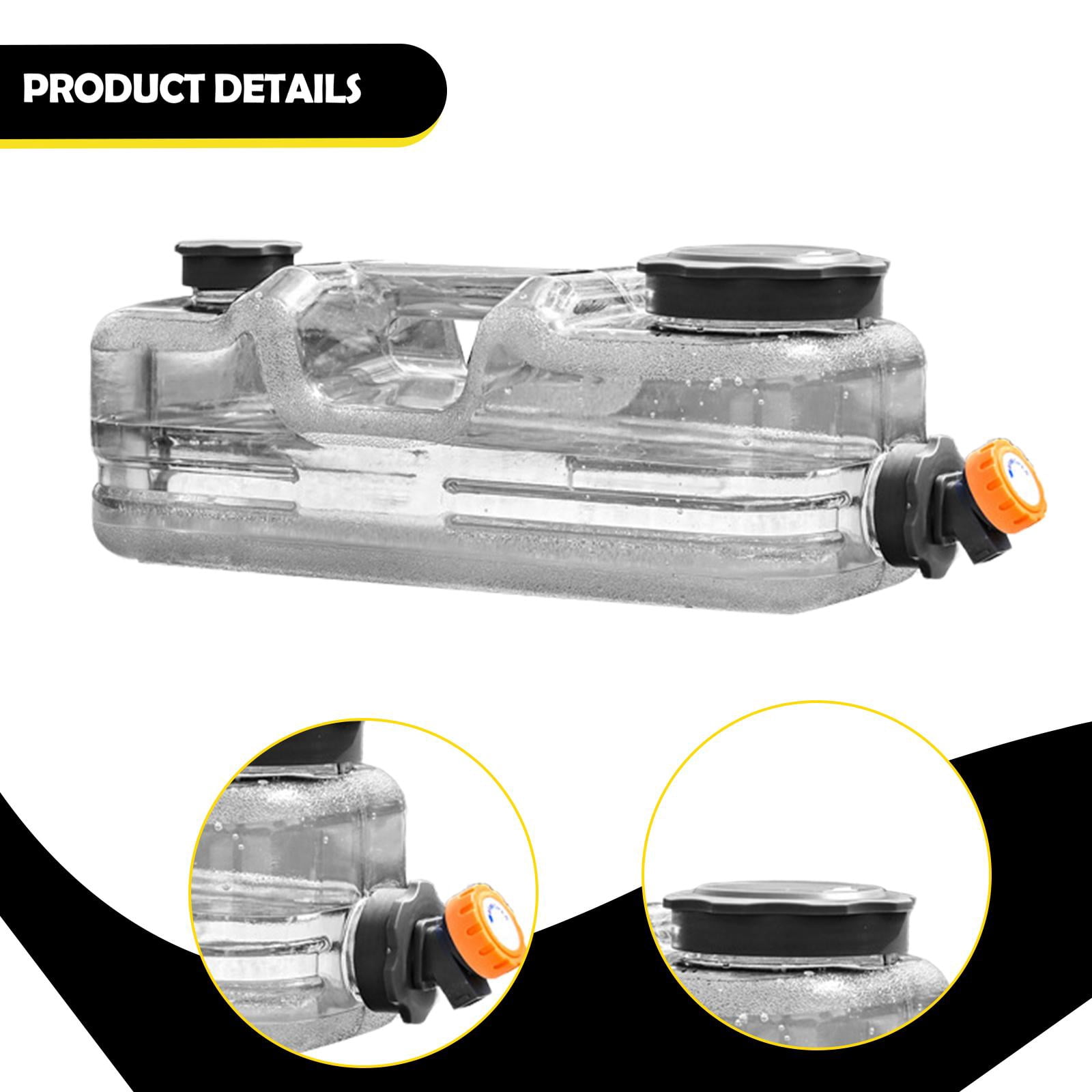 Nishiyuenyi Camping Water Jug with Spigot Hydration Bucket for Office Road Trips Vehicle 6L