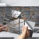 thumbnail image 1 of Fiudx Adhesivo de Pared de Imitación de Azulejo, Película de Pvc Transparente, Fácil de Remodelar, Impermeable para Cocina y Baño, Extraíble y Duradero, Juego de 12 Piezas, 10 X 20 Cm Cada Una., 1 of 1