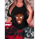 thumbnail image 1 of Camisetas de verano para mujer, manga corta, cuello redondo, casual, lindo, con gráficos, camisetas básicasWomen's Quirky Crying Teen Graphic Tee - Casual Round Neck Short Sleeve, Stretchy Polyester, 1 of 6