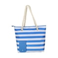 thumbnail image 3 of Bolso de playa con boquilla oculta para vino, bolso de mano portátil con cierre de cremallera para mujer Azul, 3 of 9