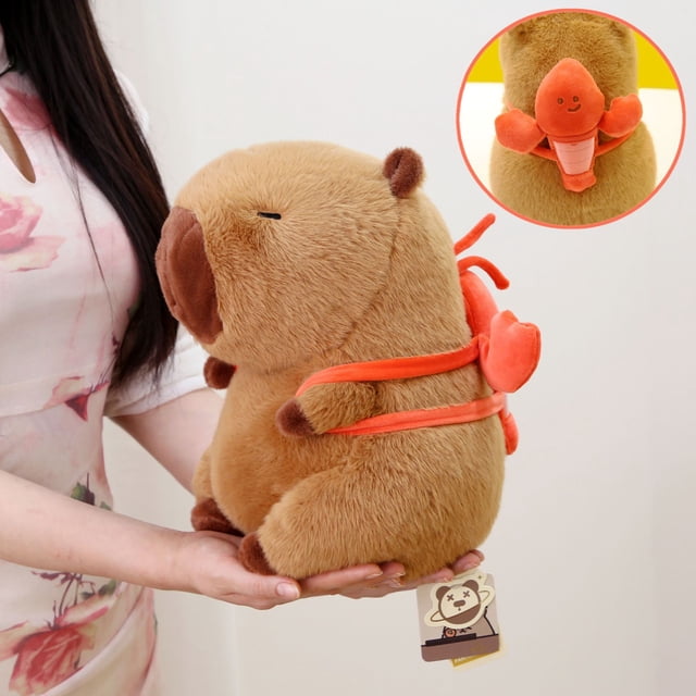 Capybara doll genuine doll plush toy pillow Internet celebrity birthday gift Ragdoll DMH