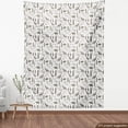 thumbnail image 3 of Ambesonne Northwoods Fabric by the Yard Upholstery, Wild Nature Theme, 5 Yards, Taupe and White, 3 of 4