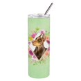 thumbnail image 3 of Carolines Treasures CK4298TBL20 Doberman Pinscher Green Flowers Stainless Steel 20 oz Skinny Tumbler 20 oz multicolor, 3 of 4