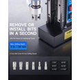 thumbnail image 4 of Taladro magnético ZELCAN 1550W con 6 brocas 13900N, 4 of 8