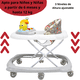 thumbnail image 3 of Andadera para Bebé Juguetes Pollito Musical Altura Ajustable Ruedas de Goma Apta desde 6 meses y hasta 12 kg - Gris, 3 of 6