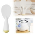 thumbnail image 1 of Never Fall White Standing Rice Spoon – Self Standing Tumbler Base Hygienic Non Design For Countertops & Easy Storage outside Dinner Table Set Outdoor Place Mats for Patio Table Plate Mate 6, 1 of 3