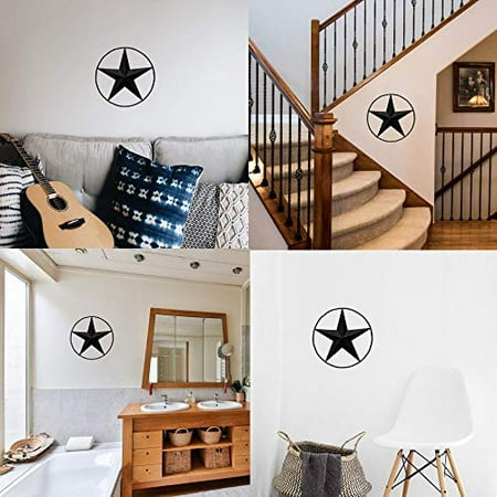 Dark Bronze Barn Star Metal Stars For Outside Texas Wall Décor House Iron Rustic Vintage Decoration Western Country Home Farmhouse Art Outdoor Decorations 18 Canada - Country Home Decor Stars
