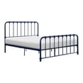 thumbnail image 2 of OakvillePark Umatilla Metal Platform Bed, Full, Navy Blue, 2 of 5