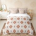 thumbnail image 2 of Erosebridal Hippie Aztec Bedding Comforter Set, Bohemian Geometric Full Bedding Set, Brown, Reversible 7pcs, 2 of 6