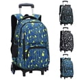 thumbnail image 2 of Sac à Dos à Roulettes pour Enfants Créatif à 6 Roues Grande Capacité Sac à Dos à Roulettes Sac d'École, 2 of 5