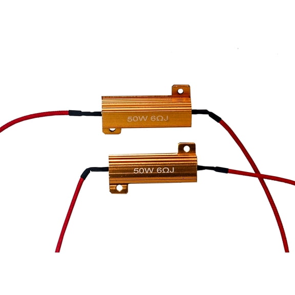 Load Resistors OZ-USA® LED Turn Signal Motorcycle Harley Blinker Xl Lights Flash Fix FX
