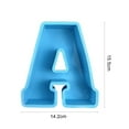 thumbnail image 5 of Walbest 1 Piece Large Size 3D Alphabet Letter Mould Not Easy to Break Silicone Capital Letter A to Z Mold (Optional), DIY Mold Decoration for Wedding Party Halloween Christmas, 5 of 7