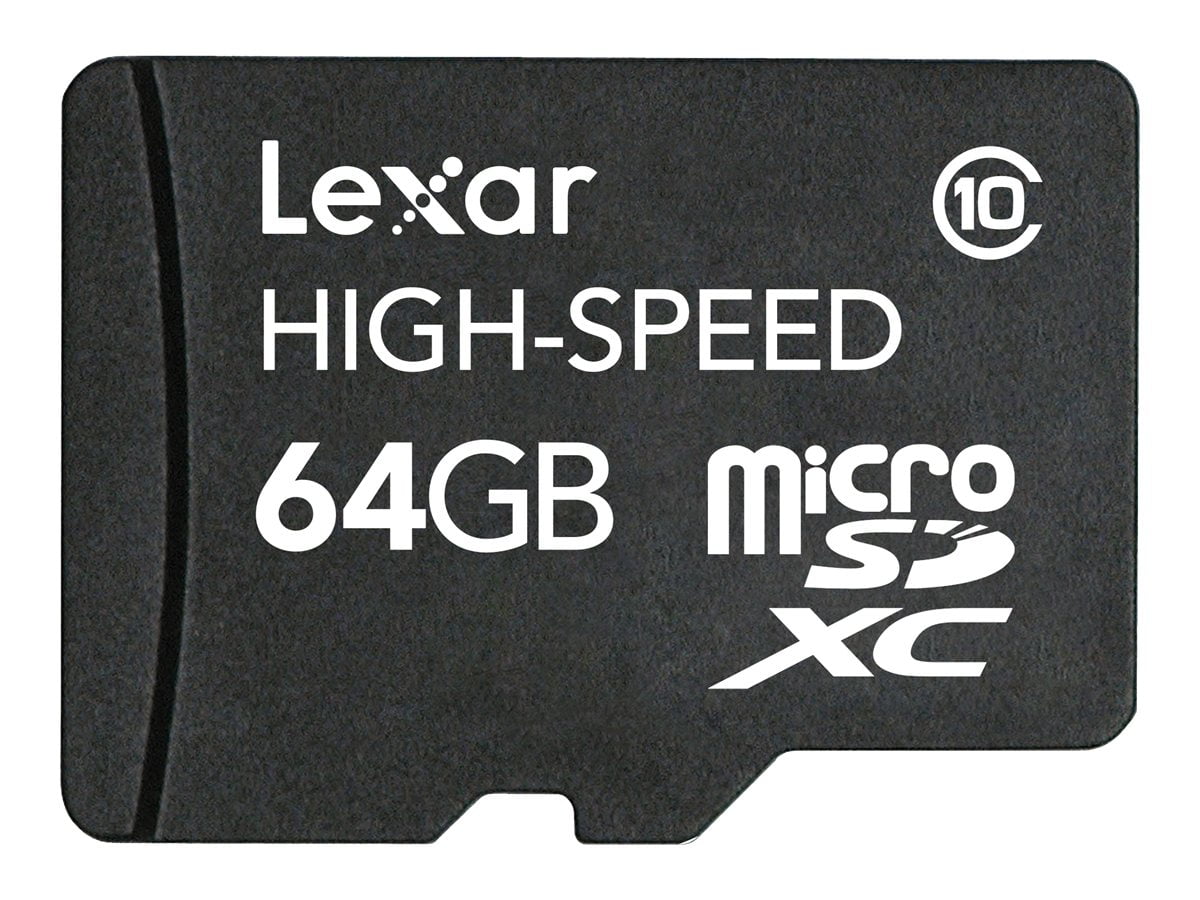 Lexar Flash memory card 64 GB Class 10 microSDXC