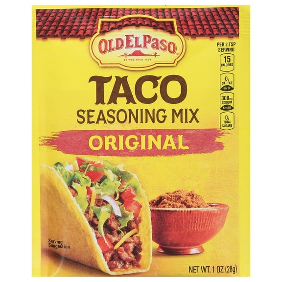 Old El Paso Original Taco Seasoning Mix - 1 oz Packaging May Vary (Pack of 2)