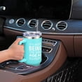 thumbnail image 3 of Gifts for Women, 40 oz Tumbler with Handle and Straw - It''s Weird Being The Same Age As Old People Funny Gifts - Birthday Gifts for Her, Wife, Mom, Grandma, Best Friend - Light Green, 3 of 6