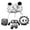 C, variant on TIELUTT Kid Activity Black White Spiral Hanging Animal Toy Hanging Child Toy Self following Bike Camera Go Pro 7 Floating Device Go Pro Chest Mount Go Pro 5 Session Cord