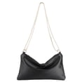 thumbnail image 2 of Bolso Hobo Hombro Noche Mujer Color Sólido Satén Cartera Monedero, 2 of 9