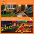 thumbnail image 6 of Upgraded 2 Pack Halloween Solar Pumpkin Lights Outdoor Decorations,More Modes Waterproof Halloween Pathway Stake Lights with Colorful LEDs, Pumpkin Decor for Garden, Yard, Party, Multicolor, 6 of 6