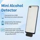 thumbnail image 2 of Blowing Breathing Tester Portable Alcohol Tester Mini Alcohol Detector with Intelligent Interaction Only 7.5g, 2 of 5