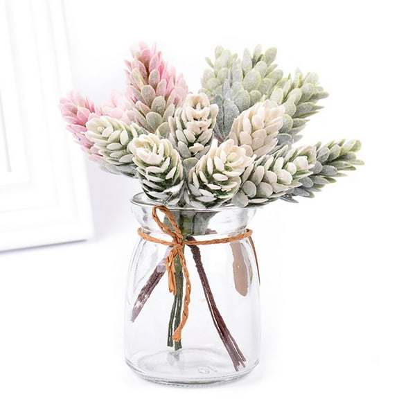 SPRING PARK 1Pc Artificial Flower Pine Cone Home Party Wedding Garden Decor DIY Fashion