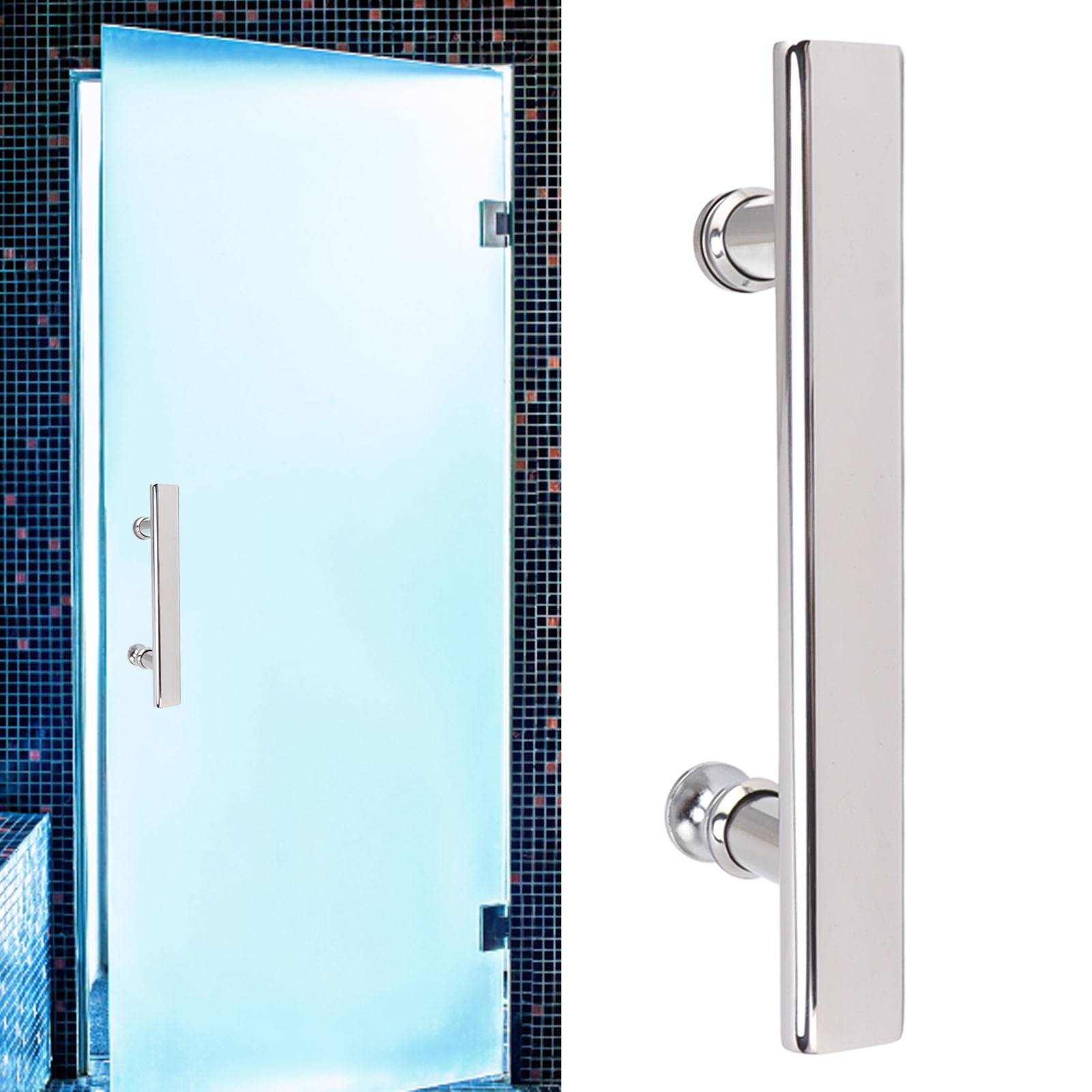 たぬき 希少 Sliding Glass Door Pull Thickened Stainless Steel Sliding Kitchen&BathFixtures