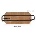 thumbnail image 2 of Sac de Rangement pour Manipulation de Bûches Résistant aux Déchirures, Pochette Portable pour Transporter des Bûches de Bois de Chauffage pour le Camping avec Poignées pour Foyer de Camping Extérieur, Kaki, 38.8x16.1 Po, 2 of 9