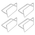 thumbnail image 1 of NUOLUX 4Ud Soporte Divisor De Acero Inoxidable Plata Para Escritorios, 1 of 8