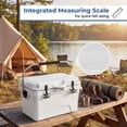 thumbnail image 6 of ELLEGNT 20 Quart Hard Cooler – Portable Ice Chest, 6‑Day Ice Retention, White, 6 of 10