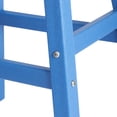 thumbnail image 4 of WestinTrends Malibu HDPE Outdoor Patio 29" Bar Stool Saddle Seat, Pacific Blue, 4 of 14